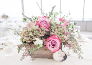 Cape Cod Wedding reception flowers
