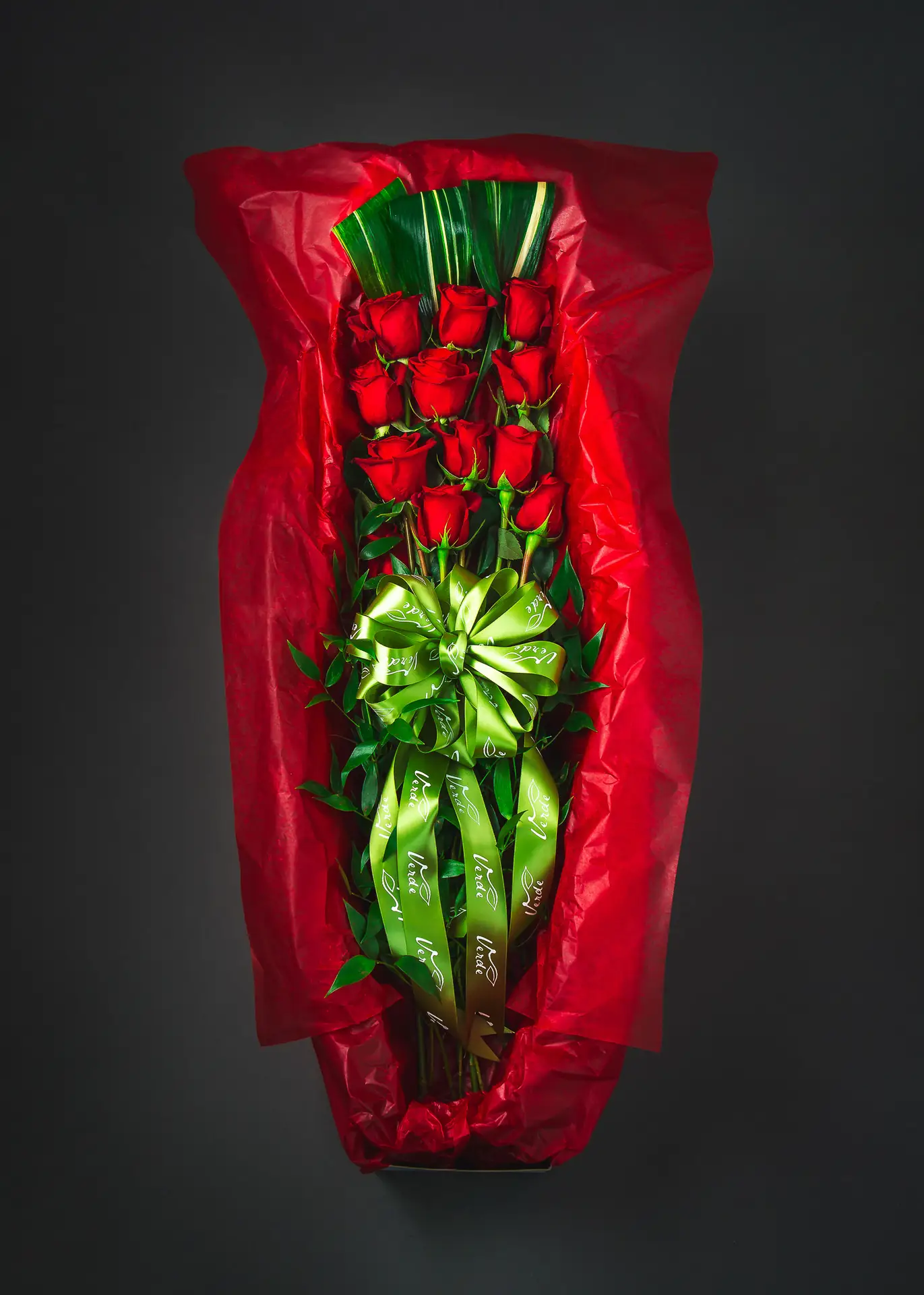 roses in a box