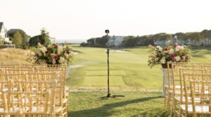 Cape Cod Wedding Ceremony Flowers